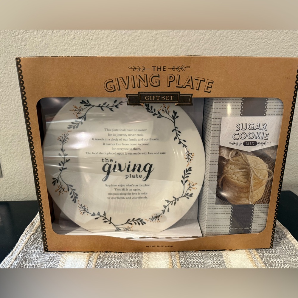 The Giving Plate Gift Set - Black and White
